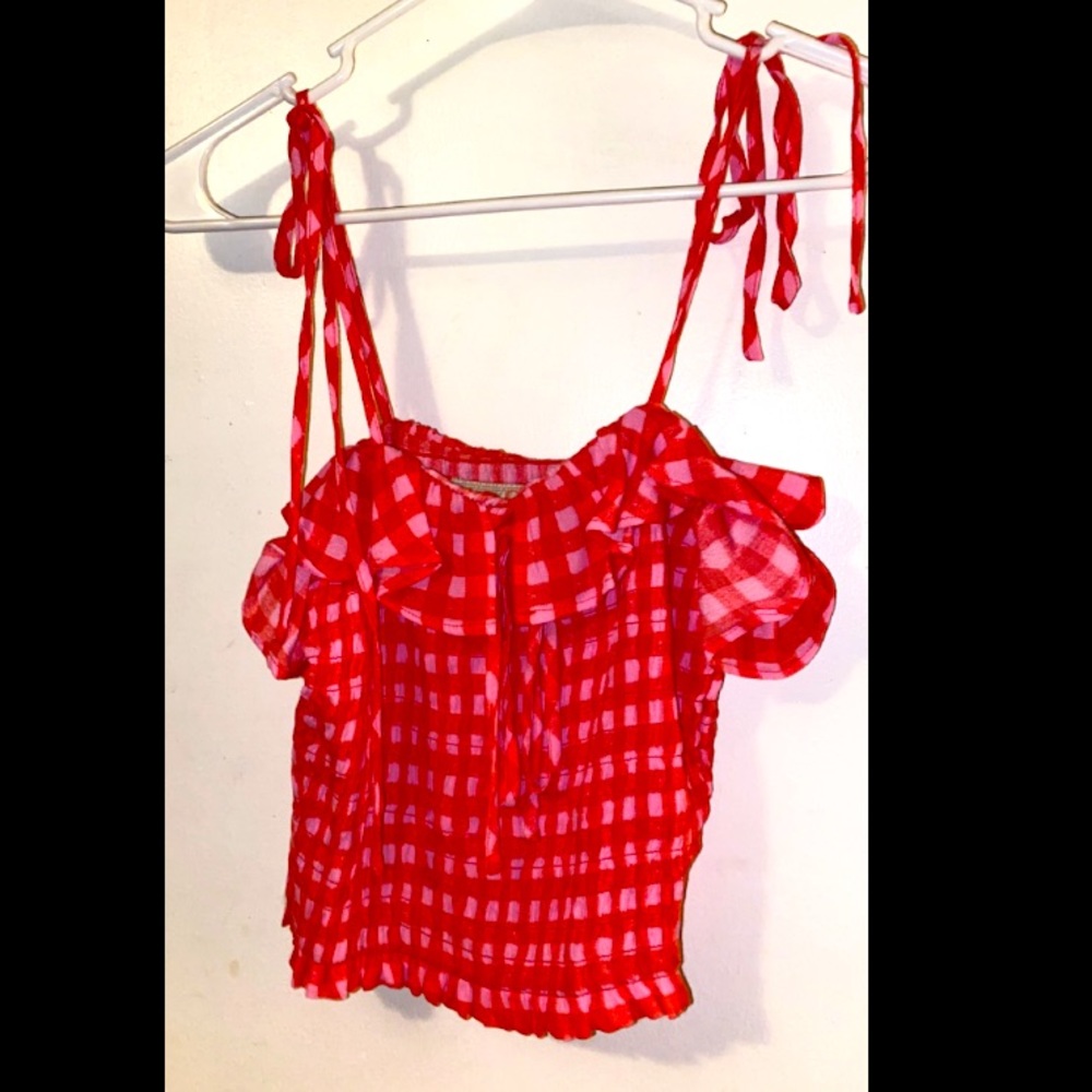 Plaid Crop